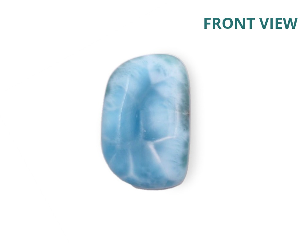 Genuine Larimar Cab Loose Gemstone Aquamarine Stone Terlis Designs