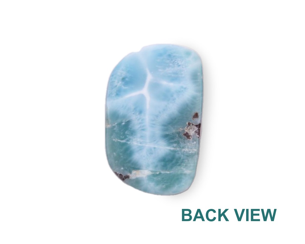 Genuine Larimar Cab Loose Gemstone Aquamarine Stone Terlis Designs