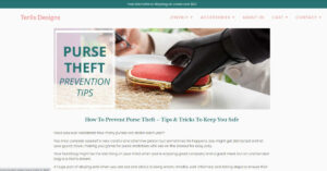 How To Prevent Purse Theft – Tips & Tricks To Keep You Safe Page from Terlis Designs