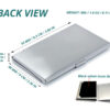 Business Card Case Specifications 9.3 cm x 6 cm with a black velvet lining. Created by Terlis Designs