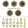 Variation with all Alphabets - 450 letters, image showing the sample of the alphabets that you can choose from.
