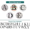 Variation with all Alphabets - 441 letters, image showing the sample of the alphabets that you can choose from.