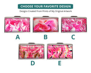 Business Card Case Boss Lady Gift Bus61 5 Variations Image Showing The Design(S) You Can Choose From. Created By Terlis Designs.