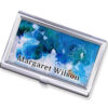 Business Card Holder Owner Gift Bus69 - Main Image, Front View To Show The Design Details. Created By Terlis Designs.