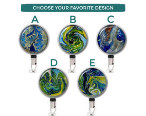 Doctor Badge Holder - Badr153 Image Showing The Design(S) You Can Choose From. Created By Terlis Designs.