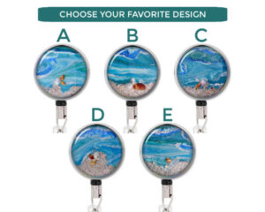 Id Badge Holder - Badr114 Variations Image Showing The Design(S) You Can Choose From. Created By Terlis Designs.