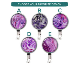 Monogram Badge Holder - Badr171 Image Showing The Design(S) You Can Choose From. Created By Terlis Designs.
