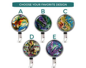 Nurse Pediatrics Badge Reel - Badr339 Image Showing The Design(S) You Can Choose From. Created By Terlis Designs.