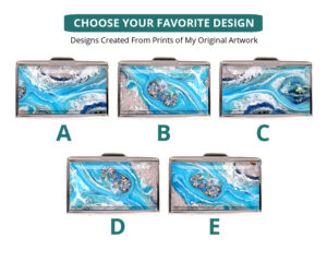 Business Card Holder Bus180 5 Variations Image Showing The Design(S) You Can Choose From. Created By Terlis Designs.