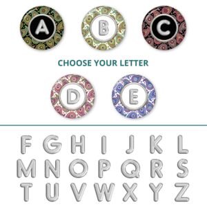 Variation with all Alphabets - 465 letters, image showing the sample of the alphabets that you can choose from.