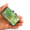 Birth Control Pill Case - PILB162, laying on a woman's hand to show the size, image by Terlis Designs.