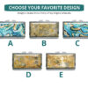 Weekly Pill Holder - PILB7, front view to show the available design choices.