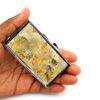 Weekly Pill Holder - PILB7, laying on a woman's hand to show the size, image by Terlis Designs.
