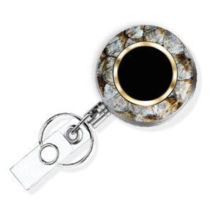 Animal Print retractable badge reel - BADR447C - Variation Image, showing The Design(s) You Can Choose From. Created By Terlis Designs.