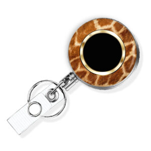 Animal Skin Print medical badge reel - BADR448A - Variation Image, showing The Design(s) You Can Choose From. Created By Terlis Designs.