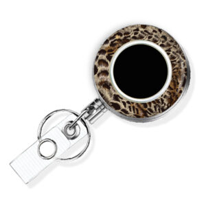 Animal Skin RN badge reel - BADR449A - Variation Image, showing The Design(s) You Can Choose From. Created By Terlis Designs.