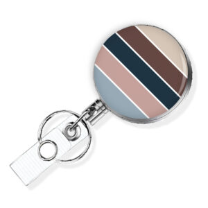 Custom Monogram retractable badge reel - BADR437D - Variation Image, showing The Design(s) You Can Choose From. Created By Terlis Designs.