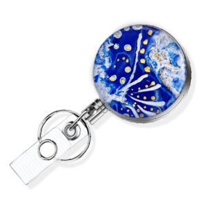 Medical badge reel - BADR100D - Variation Image, showing The Design(s) You Can Choose From. Created By Terlis Designs.
