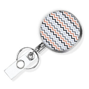 Monogram Initial retractable badge reel personalized - BADR441A - Variation Image, showing The Design(s) You Can Choose From. Created By Terlis Designs.