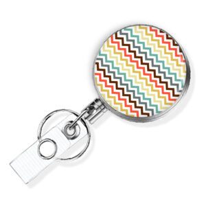 Monogram Initial retractable badge reel personalized - BADR441B - Variation Image, showing The Design(s) You Can Choose From. Created By Terlis Designs.