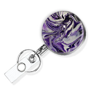 Monogram badge holder - BADR171B - Variation Image, showing The Design(s) You Can Choose From. Created By Terlis Designs.