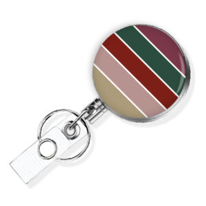Personalized Monogram retractable badge reel - BADR435A - Variation Image, showing The Design(s) You Can Choose From. Created By Terlis Designs.