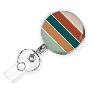 Personalized Monogram retractable badge reel - BADR435C - Variation Image, showing The Design(s) You Can Choose From. Created By Terlis Designs.