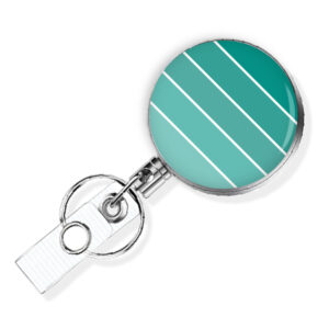 Personalized monogram retractable badge clip - BADR436E - Variation Image, showing The Design(s) You Can Choose From. Created By Terlis Designs.