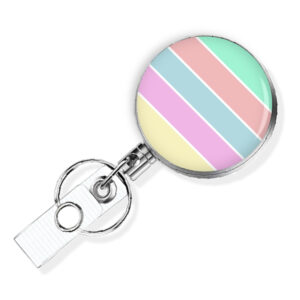 Personalized retractable badge reel - BADR438A - Variation Image, showing The Design(s) You Can Choose From. Created By Terlis Designs.