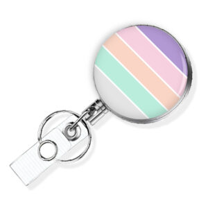 Personalized retractable badge reel - BADR438B - Variation Image, showing The Design(s) You Can Choose From. Created By Terlis Designs.