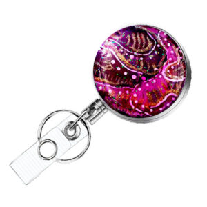 Retractable badge clip - BADR32D - Variation Image, showing The Design(s) You Can Choose From. Created By Terlis Designs.