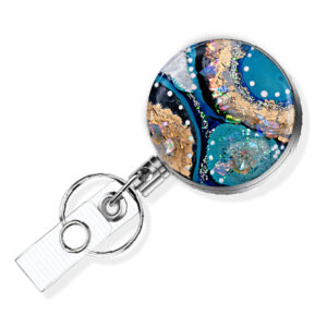 Retractable badge holder - BADR95B - Variation Image, showing The Design(s) You Can Choose From. Created By Terlis Designs.