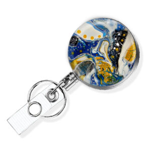 Retractable badge holder - BADR95E - Variation Image, showing The Design(s) You Can Choose From. Created By Terlis Designs.
