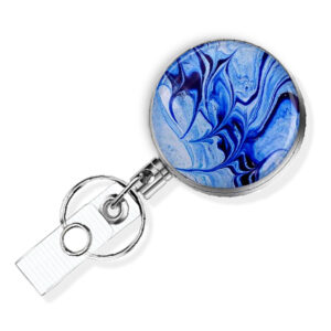 Retractable key holder - BADR148E - Variation Image, showing The Design(s) You Can Choose From. Created By Terlis Designs.