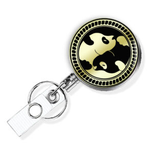 Yin Yang retractable badge reel - BADR418G1B - Variation Image, showing The Design(s) You Can Choose From. Created By Terlis Designs.