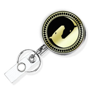 Yin Yang retractable badge reel - BADR418G1C - Variation Image, showing The Design(s) You Can Choose From. Created By Terlis Designs.