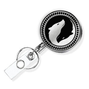 Yin Yang retractable badge reel - BADR418S2C - Variation Image, showing The Design(s) You Can Choose From. Created By Terlis Designs.